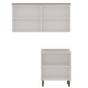 Ver imagem 3 de Kit Área de Serviço com 3 Módulos com Portas Provençais para Lavanderia 100% Mdf