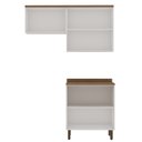 Ver imagem 3 de Kit Área de Serviço com 3 Módulos com Portas Provençais para Lavanderia 100% Mdf