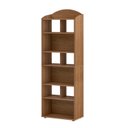 Ver imagem 4 de Estante de Livros MDF 57,5cmx166,5cm Sala de Estar com 10 Nichos Arco