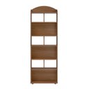 Ver imagem 3 de Estante de Livros MDF 57,5cmx166,5cm Sala de Estar com 10 Nichos Arco