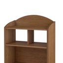 Ver imagem 7 de Estante de Livros MDF 57,5CMX166,5cm Sala de Estar com 10 Nichos Arco Marrom/Cinamomo
