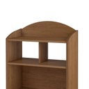 Ver imagem 7 de Estante de Livros MDF 57,5cmx166,5cm Sala de Estar com 10 Nichos Arco
