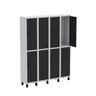 Armário Locker Guarda Volume Aço Light 8 Portas 138x179,5cm - 3
