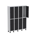 Ver imagem 3 de Armário Locker Guarda Volume Aço Light 8 Portas 138x179,5cm