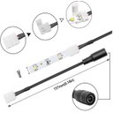 Ver imagem 6 de Kit Fonte 3a + Engate Rápido Fita Led 8mm Plug P4 Fêmea 12v