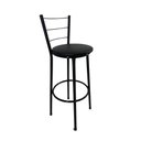 Ver imagem 1 de Banqueta Alta Preta Cozinha Gourmet Americana - Preto