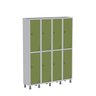 Armário Locker Guarda Volume Aço Light 8 Portas 138x179,5cm - 2