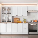 Ver imagem 1 de Composição Cozinha Olivia 5 Peças com Cristaleira Poliman Móveis