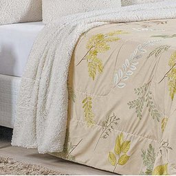 Cobertor Queen Top Line Estampado Hipercal/sherpa 1 Peça - Natives - 2