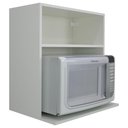 Ver imagem 1 de Suporte Micro-ondas Armário Multiuso 60cm 100% Mdf P/cozinha