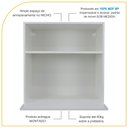 Ver imagem 3 de Suporte Micro-ondas Armário Multiuso 60cm 100% Mdf P/cozinha