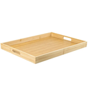 Ver imagem 1 de Bandeja Retangular com Alça Grande Sense Bandeja de Bambu Bandeija Café da Manhã Cantinho do Café De