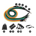 Ver imagem 1 de Kit Elástico para Treino - Musculação em Casa