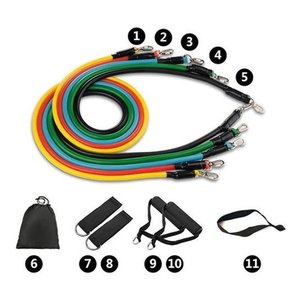 Kit Elástico para Treino - Musculação em Casa