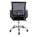 Ver imagem 1 de Cadeira Giratória de Escritório Preta Con Rodinhas Executiva Marca Home House