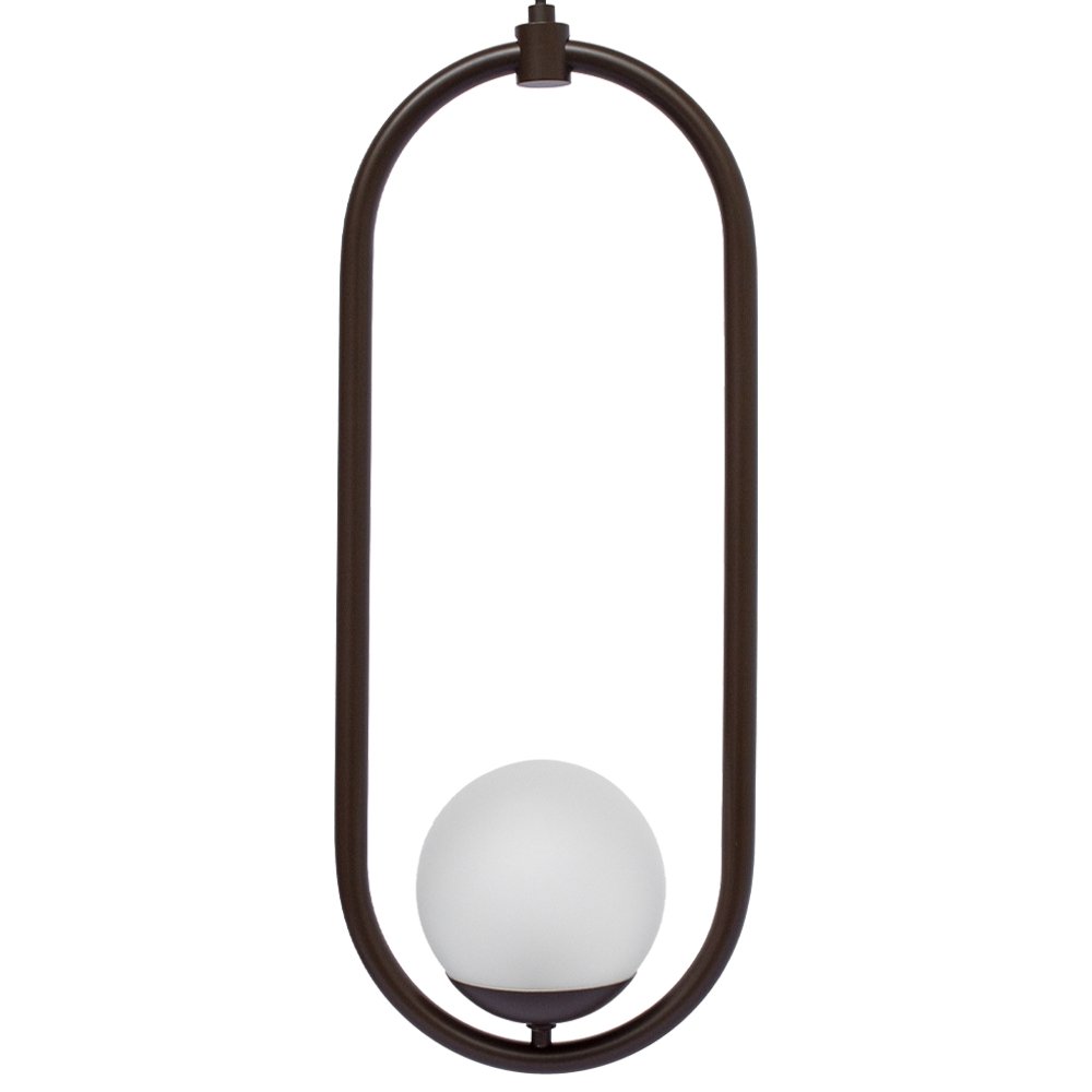PENDENTE GLOBO DOME OCRE FOSCO - 2