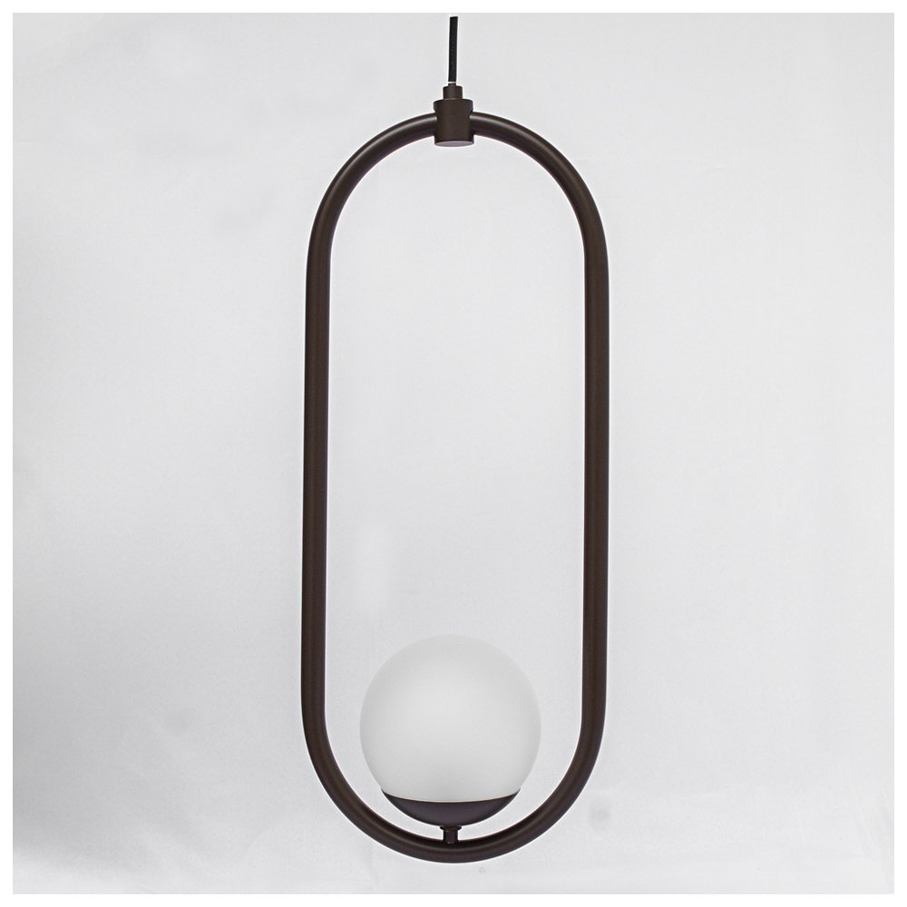 PENDENTE GLOBO DOME OCRE FOSCO - 4