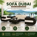 Ver imagem 2 de Conjunto Sofá Dubai Área Externa Alumínio Impermeável