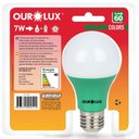 Ver imagem 3 de Lâmpada Superled Ouro 60 Colors 7 Watts Verde Bivolt - 05454 - Ourolux Superled Ouro 60 Colors 7w Ve