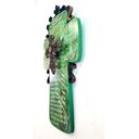 Ver imagem 2 de Cruz Salmo 23 Poliresina Verde Detalhes Metal 36x20