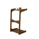 Ver imagem 1 de Mesa Apoio Sofá Sala Estar Auxiliar Canto Lateral Decorativa: Madeirado