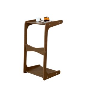 Mesa Apoio Sofá Sala Estar Auxiliar Canto Lateral Decorativa: Madeirado