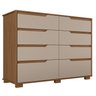 Cômoda para Quarto 8 Gavetas 147cm Georgia - 2