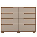 Ver imagem 4 de Cômoda para Quarto 8 Gavetas 147cm Georgia