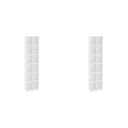Ver imagem 2 de Kit Estante para Livros com 12 Nichos 221CMX148CM Caracol Branco