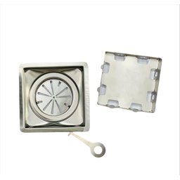 Ralo Quadrado Oculto 10Cm X 10Cm Inox 304 M1Nox - 3