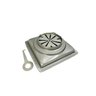 Ralo Quadrado Oculto 10Cm X 10Cm Inox 304 M1Nox - 2