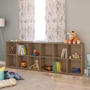 Ver imagem 6 de Kit Estante para Livros com 12 Nichos 221CMX148CM Caracol Marrom/Castanho