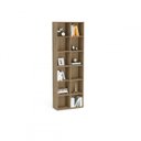 Ver imagem 3 de Kit Estante para Livros com 12 Nichos 221CMX148CM Caracol Marrom/Castanho