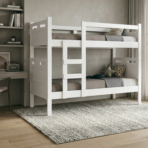 Beliche ou Duas Camas de Solteiro - Infantil e Adulto Segura e Reforçada com Proteção Total