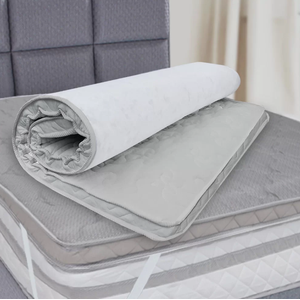 Pillow Top Viuvo Espuma Da Nasa Viscoelástico Poliester:Preto