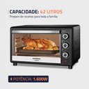 Ver imagem 2 de Forno Elétrico Mondial 42 Litros Fr-42