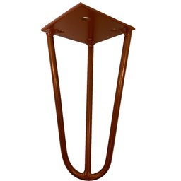 Kit 04 Pés de Ferro Aço Hairpin Legs 15 cm Bronze A01 Sofá Móveis Mesa - Inoviza - 3