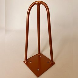 Kit 04 Pés de Ferro Aço Hairpin Legs 15 cm Bronze A01 Sofá Móveis Mesa - Inoviza - 2