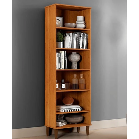 Armário Multiuso Manaus Livreiro Kaiki Móveis - Nature