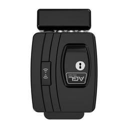 Fechadura eletrônica ultra card ajustável e-code preta AGL - 4