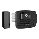 Ver imagem 1 de Fechadura eletrônica ultra card ajustável e-code preta AGL