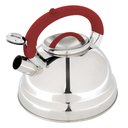 Ver imagem 2 de Chaleira Dilleta Vermelha em Aço Inox de 3 Litros - 7707 - Mor