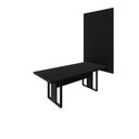 Ver imagem 3 de Mesa de Reunião com Painel para TV Industrial 200cm Preto