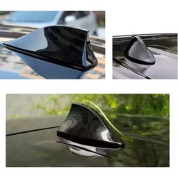 Antena Veicular de Teto Tipo Shark Tubarão Preto - 4