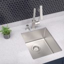 Ver imagem 2 de Cuba de Embutir Quadrum Aço Inox Design Collection 34 U - Tramontina 94900/513