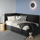 Ver imagem 5 de 1 Módulo de Cabeceira Cama Box Solteiro Casal Queen King Estofada Modulada 40x30cm