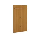 Ver imagem 2 de Painel Ripado para TV até 55 Polegadas 100% MDF 138,6cmx240cm Arbo Marrom Cedro