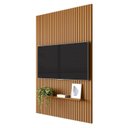 Ver imagem 4 de Painel Ripado para TV até 55 Polegadas 100% MDF 138,6cmx240cm Arbo Marrom Cedro