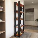 Ver imagem 3 de Sapateira Multiuso para Calçados 5 Andares Organizador Mdp 15mm Preto - Nature Preto - Nature