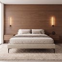 Ver imagem 2 de Cama Base Box Queen Unique 158x198 Sommier Moderno Pés de Ferro Linho Bege - Desk Design